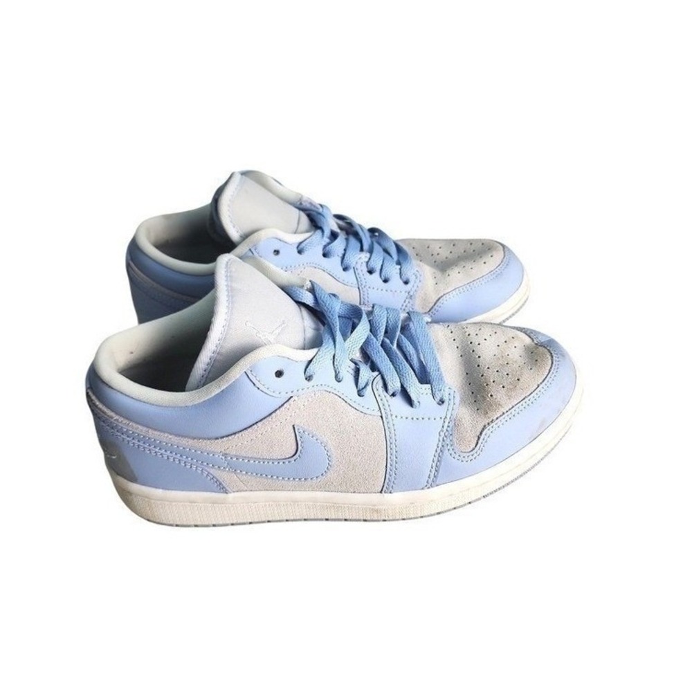 Jordan Air Jordan 1 Low Women Size 8 Blue Glacier Blue White Sneakers DC0774-050